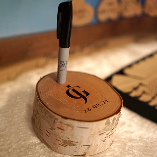 Love heart guestbook drop box