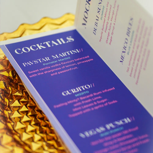 Table Menus